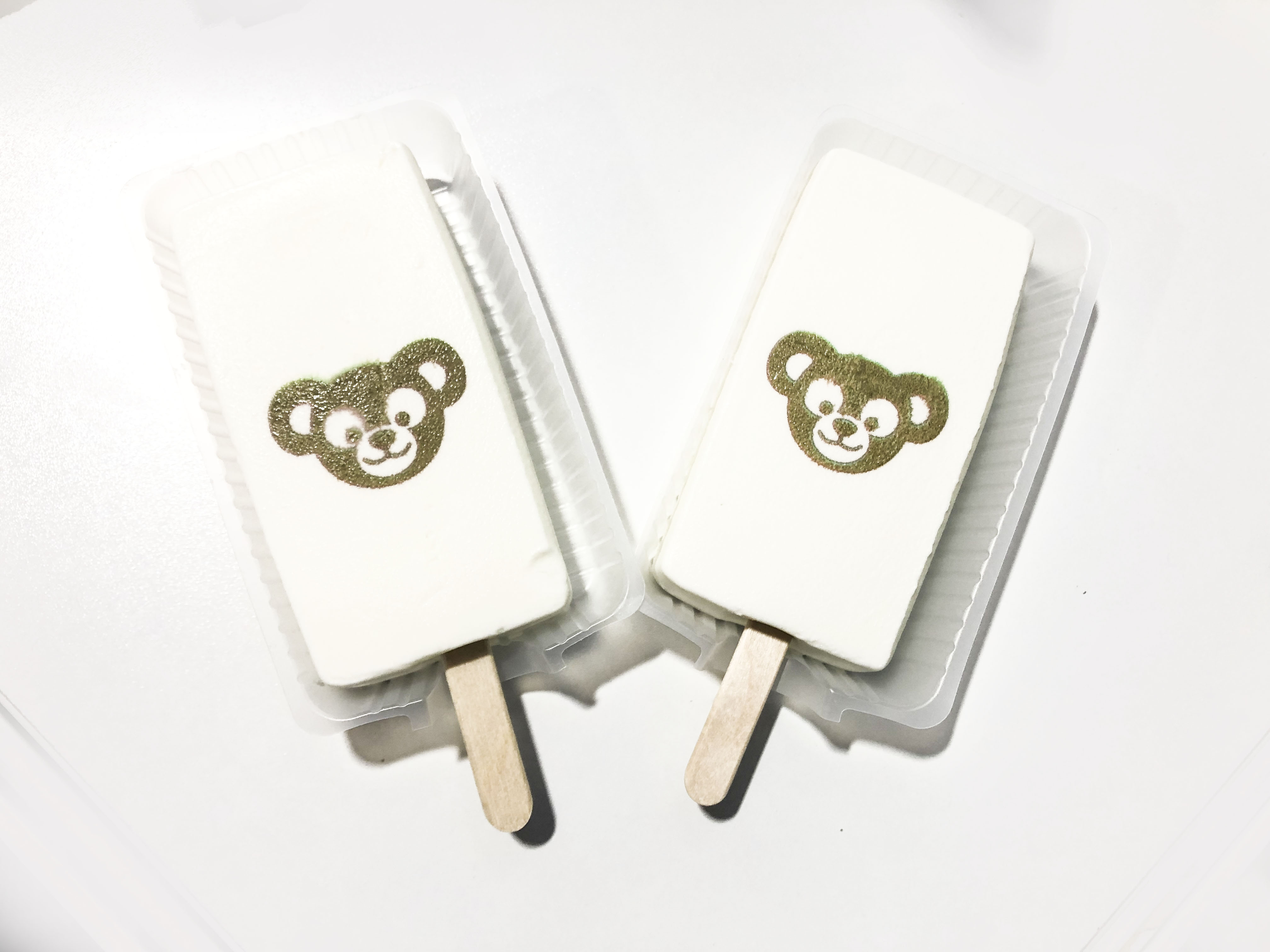 膳印科技高速喷墨打印机小熊图案雪糕打印